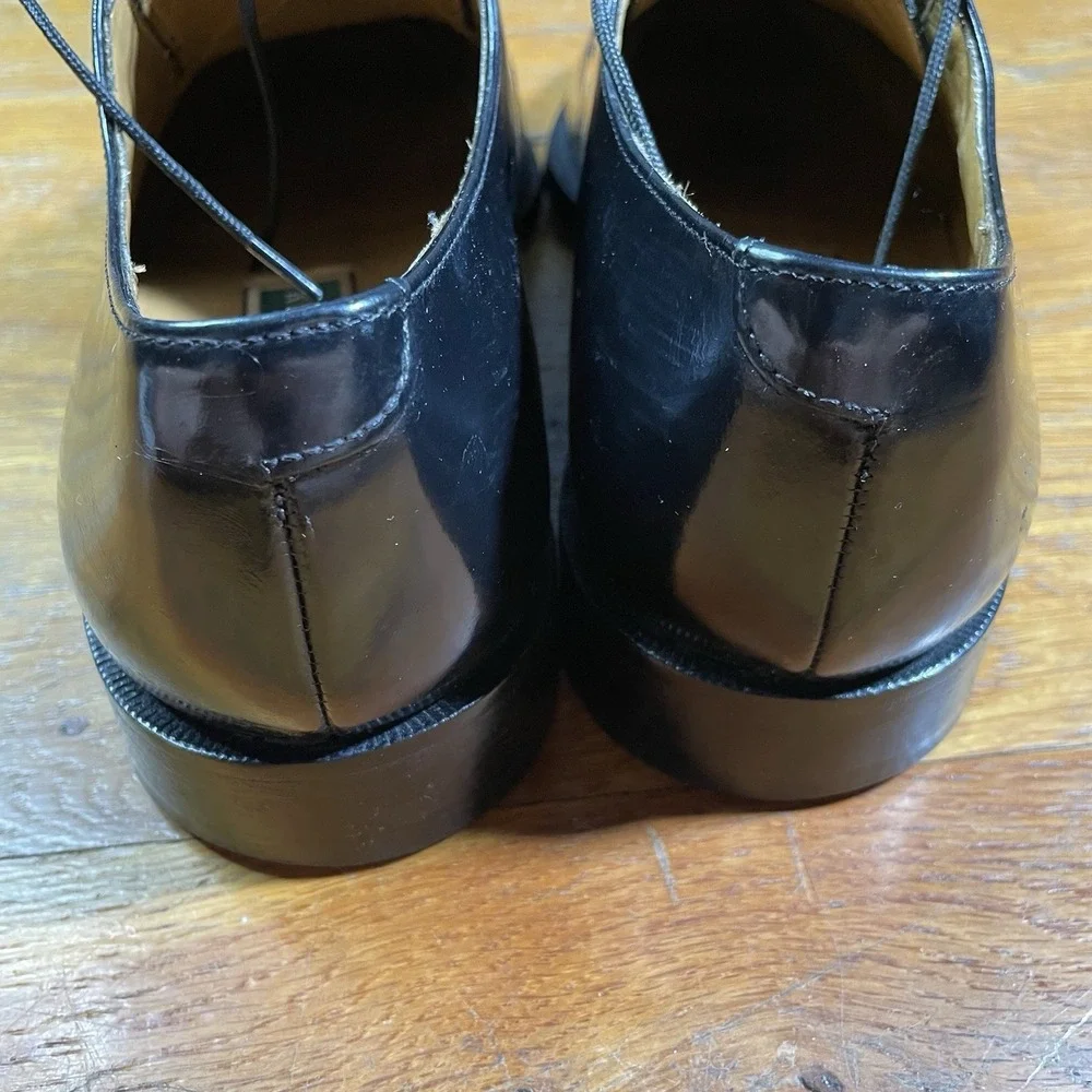 Cole Haan Men Oxford Split Toe Shoes Sz 9 D Black Leather like JM Weston
